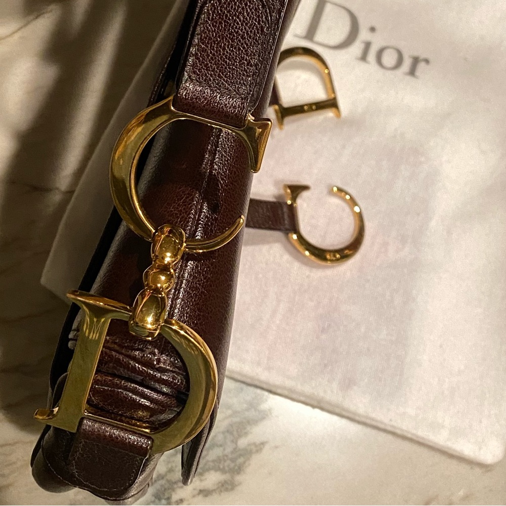SOLD Dior Double Saddle Leather - Picture 7 of 11